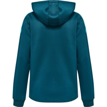 Damen Hoodie Hummel Core XK Poly Sweat - Blue Coral